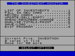 Running screen