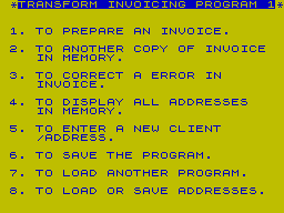 Running screen