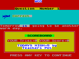 Running screen