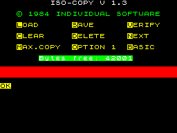 Running screen
