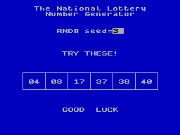 Running screen