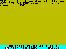 Running screen