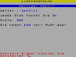 Running screen