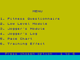Running screen