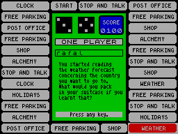 Running screen