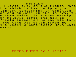 Running screen
