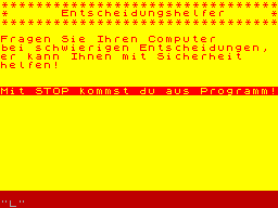 Running screen