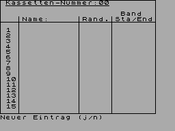 Running screen