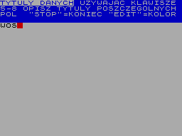 Running screen