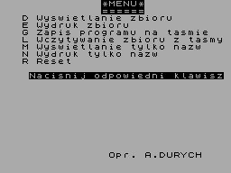 Running screen