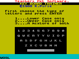 Running screen
