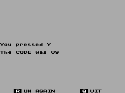 Running screen