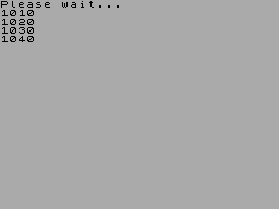 Running screen