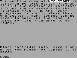 Running screen