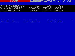 Running screen