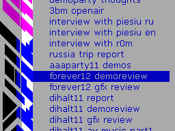 Running screen