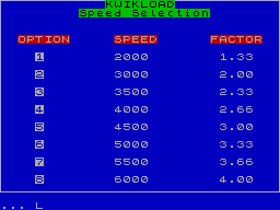 Running screen