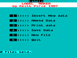 Running screen