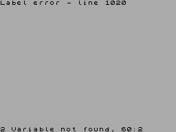 Running screen