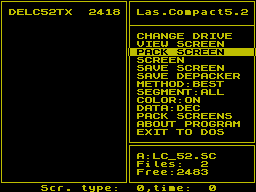 Running screen