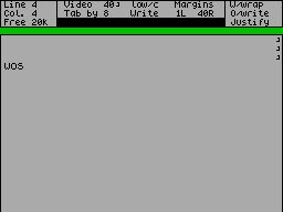 Running screen