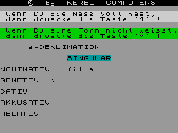 Running screen