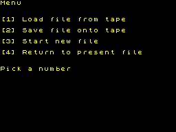 Running screen
