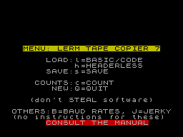 Running screen