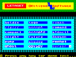 Running screen
