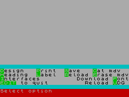 Running screen
