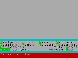 Running screen