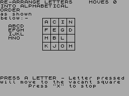 Running screen