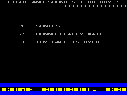 Running screen