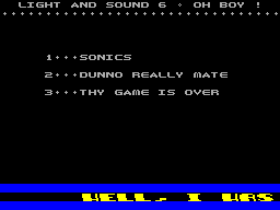 Running screen