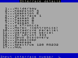 Running screen