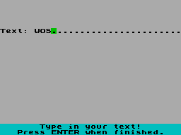 Running screen