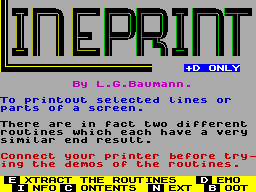 Running screen