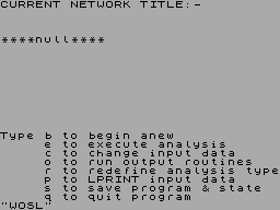 Running screen