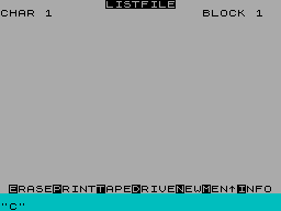 Running screen