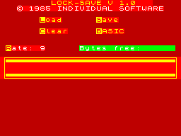 Running screen