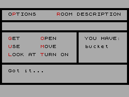 Running screen