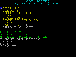 Running screen