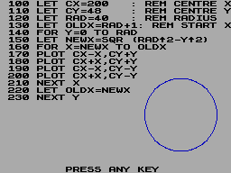 Running screen
