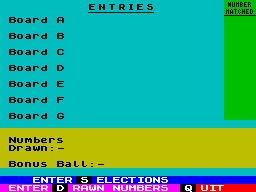 Running screen