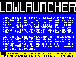 Running screen