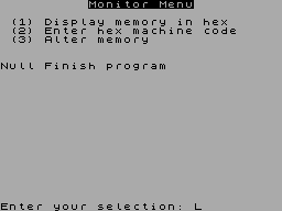 Running screen