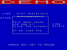 Running screen