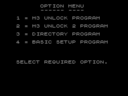 Running screen