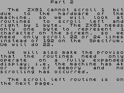 Running screen