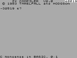 Running screen